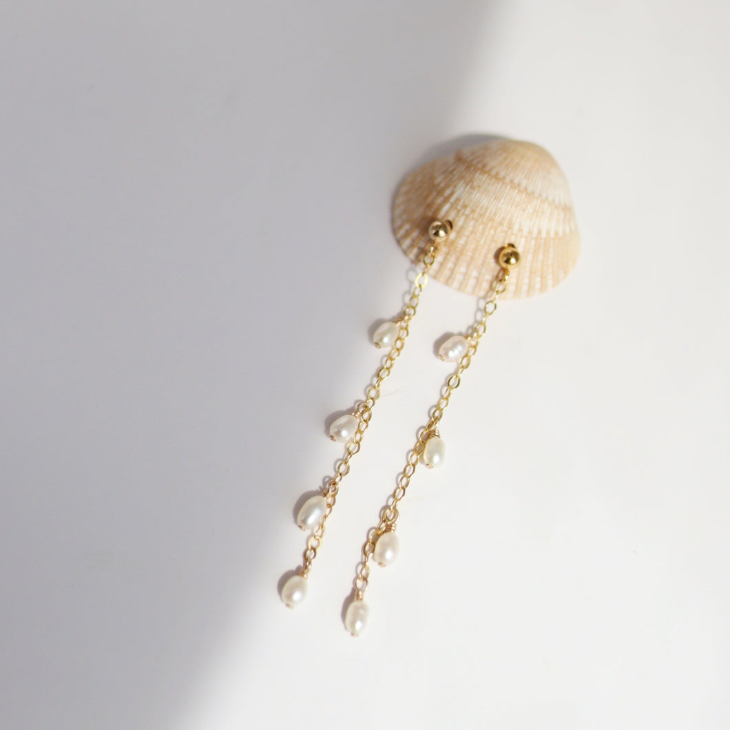 Coastal Pearl Earrings