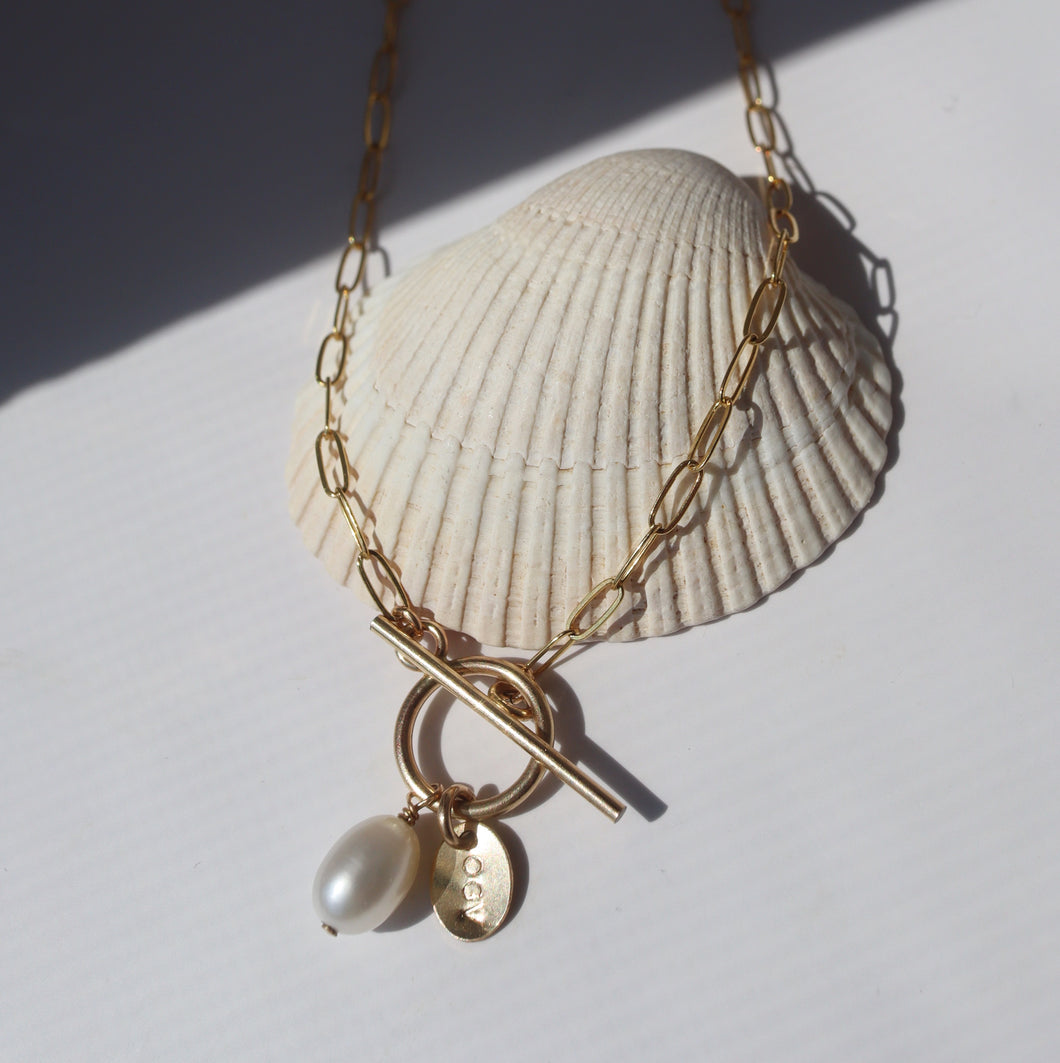 Pearl Inlet Necklace