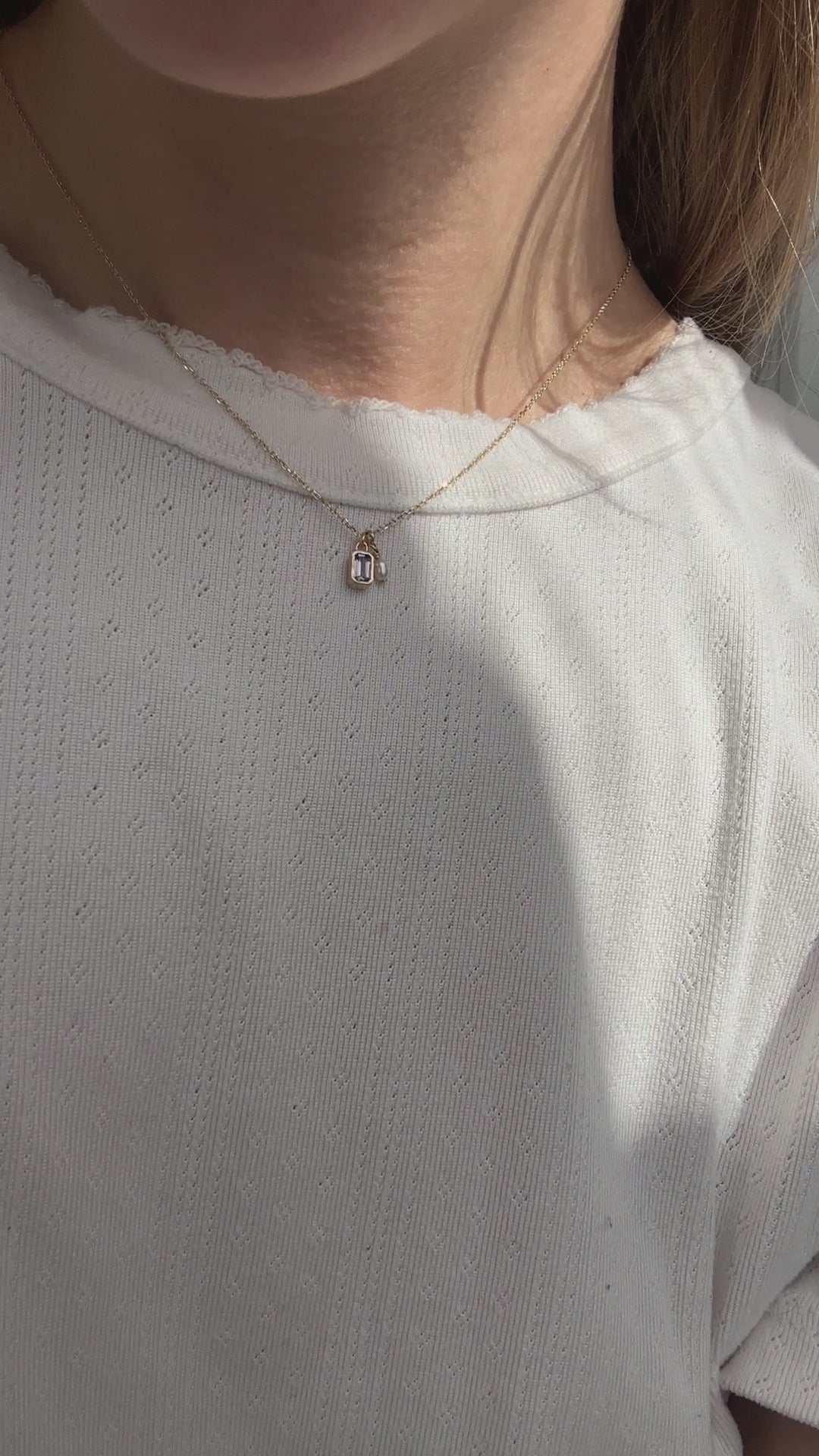 Alexandrite + Pearl Necklace