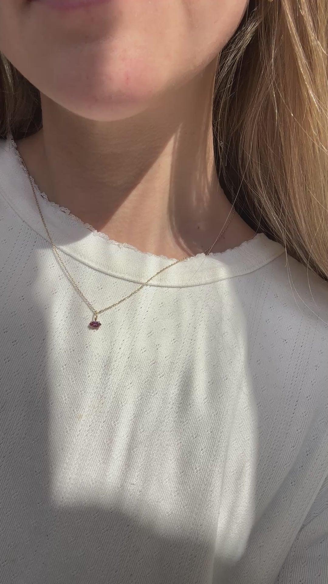 Rhodolite Garnet Necklace