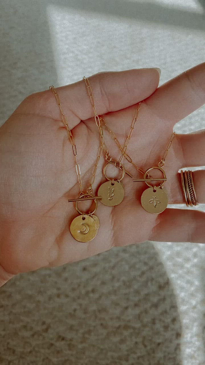 Pendant Inlet Necklace